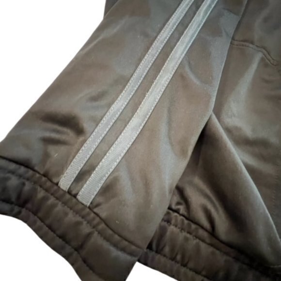 🛍️2 for $25 Sale🛍️ Starter Jacket Men's Size 3XL Black Grey stripes Zip‎ Up - Picture 6 of 15